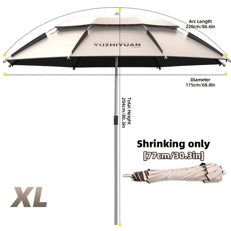 Fishing Umbrella with Portable Pole